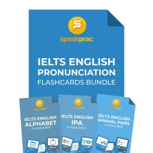 IELTS English Pronunciation Flashcards Bundle